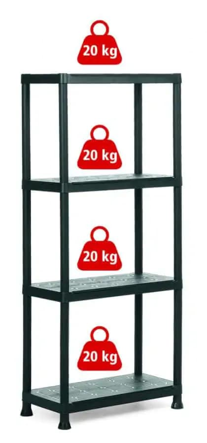 Keter Regál PLUS 60/4 - náhled 3