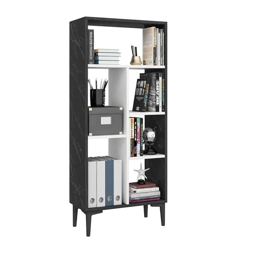 Casarredo Regál LOUDEN - antracit/bílá - náhled 3