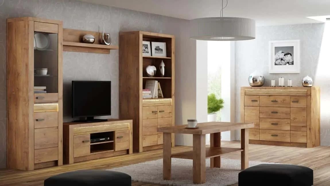 Casarredo Vitrínová komoda INDIANAPOLIS I-22 jasan světlý - náhled 5
