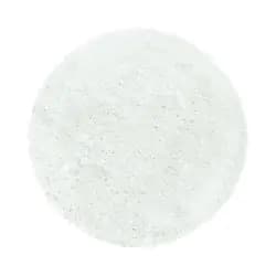 Ayyildiz Kusový koberec Fluffy Shaggy 3500 white kruh