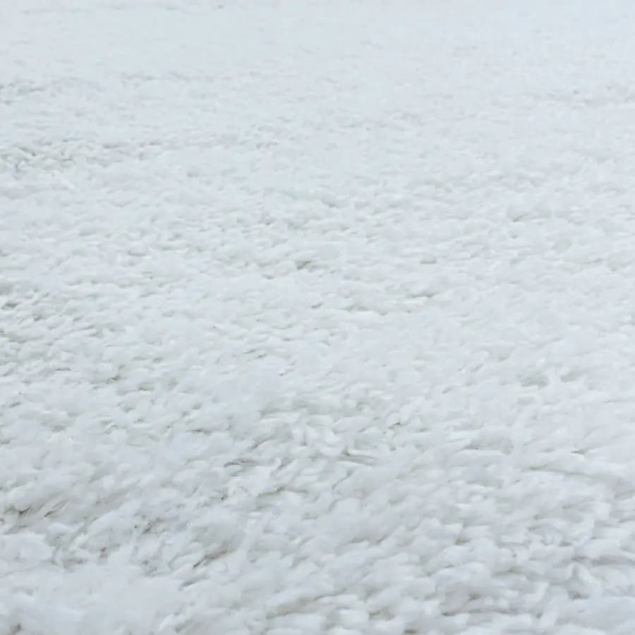Ayyildiz Kusový koberec Fluffy Shaggy 3500 white kruh 80x80 (průměr) kruh - náhled 4