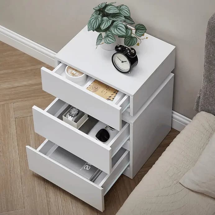 Autronic Noční stolek ANT-E1163 WT - náhled 3