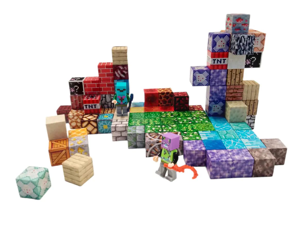 Toybit Magnetická stavebnice Minecraft MSTB2357 - náhled 2