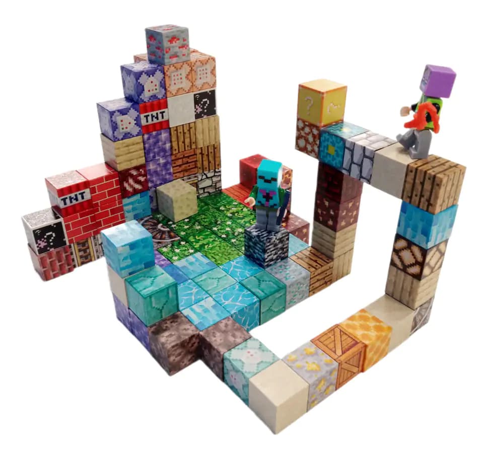 Toybit Magnetická stavebnice Minecraft MSTB2357 - náhled 5