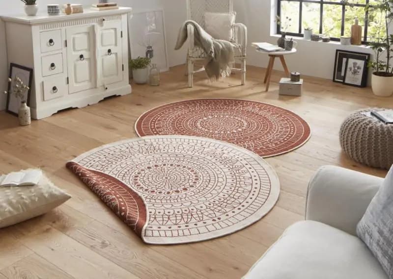 Hanse Home Kusový koberec Twin-Wendeteppiche 103102 hnědá, béžová