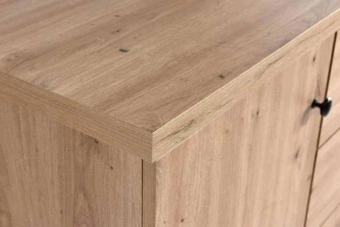 Casarredo Vitrína na nohách 2D2S BARBUS dub artisan/černá - náhled 3