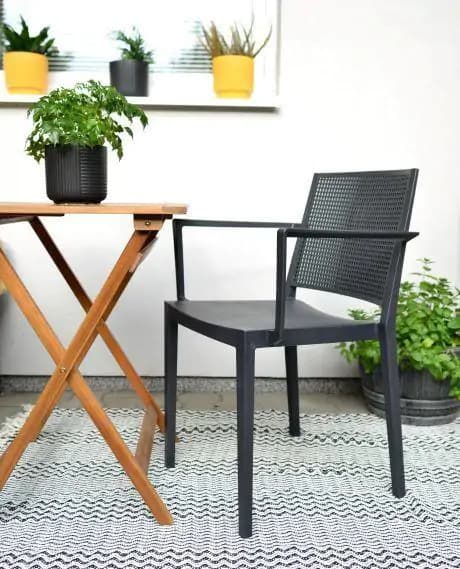 Rojaplast Křeslo GRID ARMCHAIR - antracit - náhled 2
